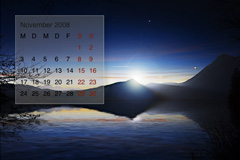 Landscapes Calendar screenshot